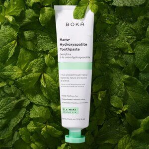 🔥3/$30 NEW Boka Nano Hydroxyapatite Toothpaste Ela Mint Full Sz Retail $13.00